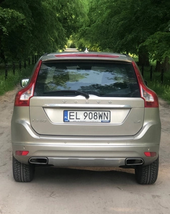 Volvo XC 60 cena 99000 przebieg: 60000, rok produkcji 2016 z Warszawa małe 137